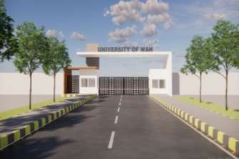 Road and gate, University of Wah